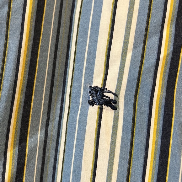 Burberry striped button up - Picture 3 of 6